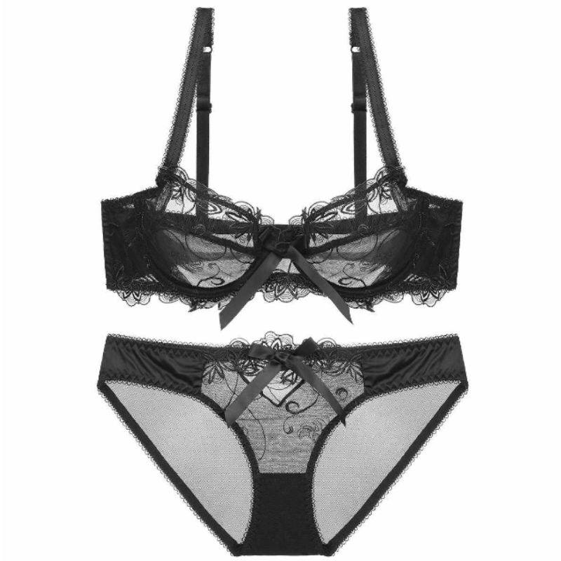 Hot Lace Bralette & Panty Set – Sexy, Elegant Lingerie for Women