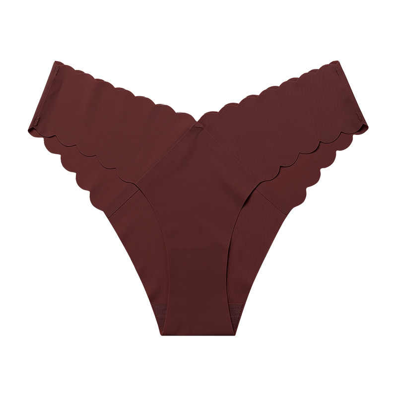Women’s Ice Silk V-Waist Seamless Thong – Soft, Sexy & Invisible Fit