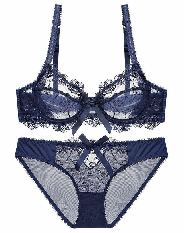 Ultra-Thin Lace Lingerie Set – Sheer, Sexy & Fully Transparent