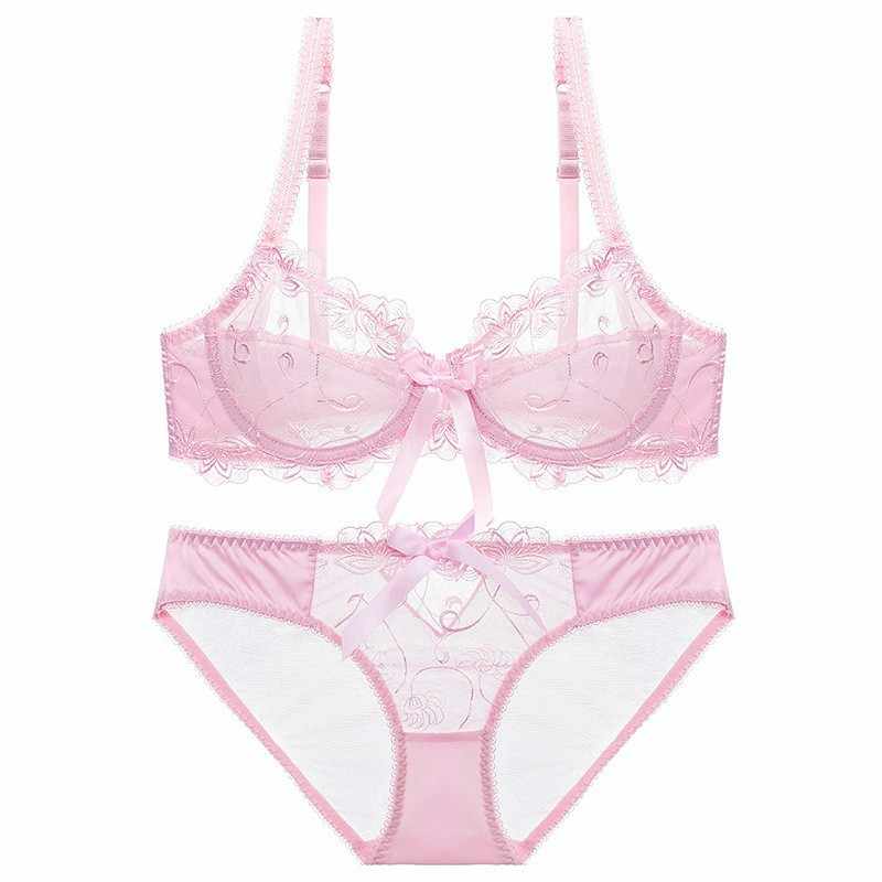 Ultra-Thin Lace Lingerie Set – Sheer, Sexy & Fully Transparent