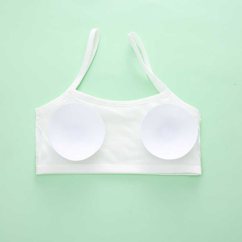 Casual Wire-Free Sports Bra for Teen Girls – Letter Print Training Bra, Free Size